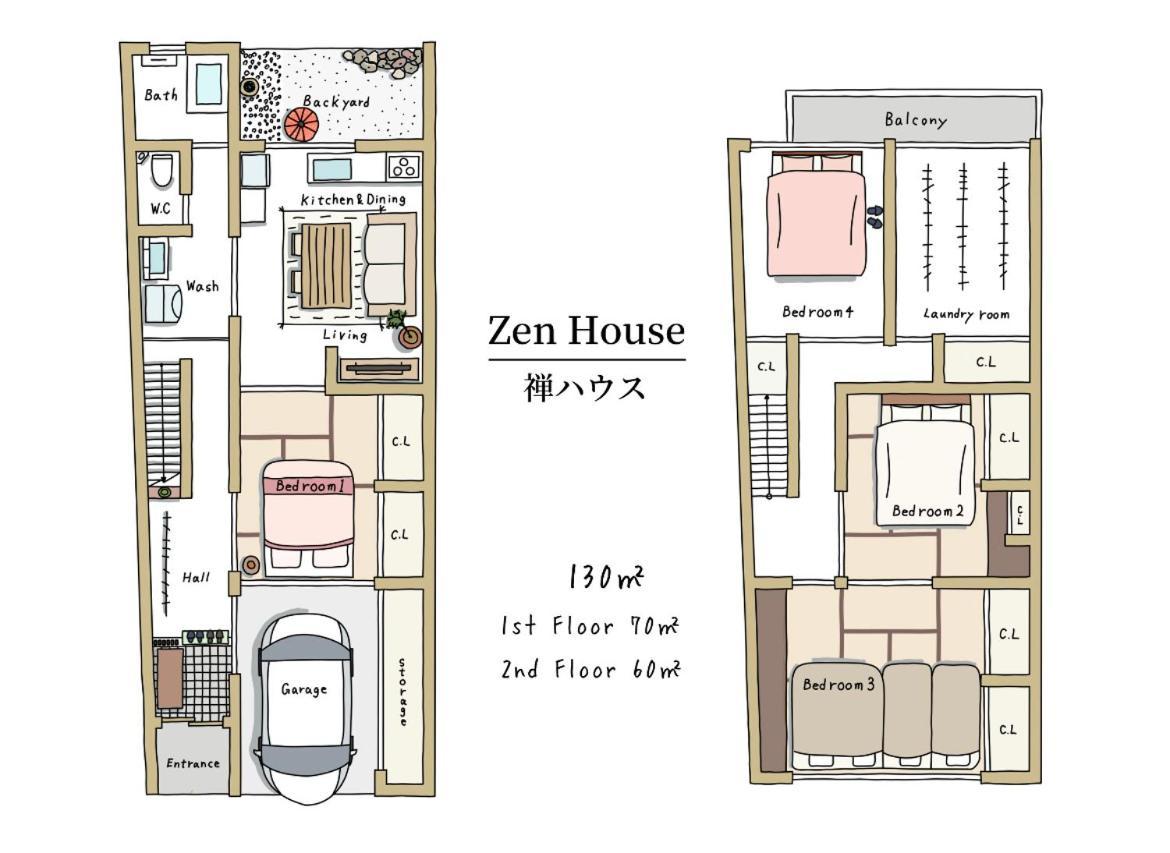 Zen House Villa Takayama  Exterior foto